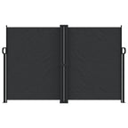 Vidaxl windscherm uittrekbaar 160x1200 cm zwart