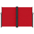 Vidaxl windscherm uittrekbaar 160x1200 cm rood