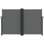 Vidaxl windscherm uittrekbaar 160x1200 cm antracietkleurig
