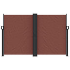 Vidaxl windscherm uittrekbaar 160x1200 cm bruin
