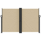 Vidaxl windscherm uittrekbaar 160x1200 cm beige