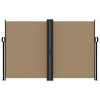 Vidaxl windscherm uittrekbaar 160x1200 cm taupe