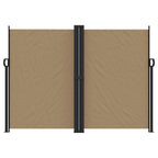 Vidaxl windscherm uittrekbaar 180x1200 cm taupe