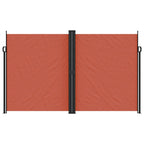 Vidaxl windscherm uittrekbaar 200x1200 cm terracottakleurig