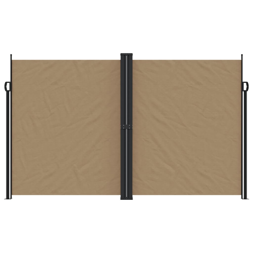 Vidaxl windscherm uittrekbaar 200x1200 cm taupe