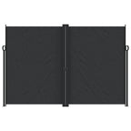 Vidaxl tuinscherm uittrekbaar 220x1200 cm zwart