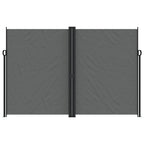Vidaxl tuinscherm uittrekbaar 220x1200 cm antracietkleurig