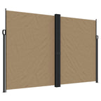 Vidaxl windscherm uittrekbaar 220x1200 cm taupe