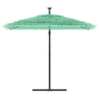 Vidaxl parasol met stalen paal 246x246x230 cm groen