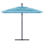 Vidaxl parasol met stalen paal 269x269x235 cm blauw