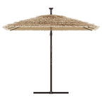 Vidaxl parasol met stalen paal 290x290x238 cm bruin