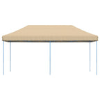 Vidaxl partytent inklapbaar pop-up 580x292x315 cm beige