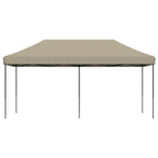 Vidaxl partytent inklapbaar pop-up 580x292x315 cm taupe