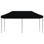 Vidaxl partytent inklapbaar pop-up 580x292x315 cm zwart
