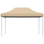 Vidaxl partytent inklapbaar pop-up 440x292x315 cm beige
