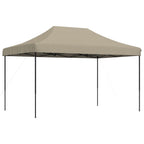 Vidaxl partytent inklapbaar pop-up 440x292x315 cm taupe