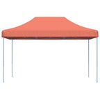 Vidaxl partytent inklapbaar pop-up 440x292x315 cm terracotta