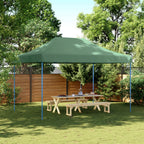 Vidaxl partytent inklapbaar pop-up 410x279x315 cm groen