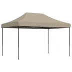 Vidaxl partytent inklapbaar pop-up 410x279x315 cm taupe