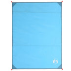 Vidaxl picknickkleed met haringen 205x155 cm blauw