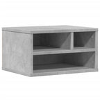 Vidaxl printerkastje 40x32x22,5 cm bewerkt hout betongrijs
