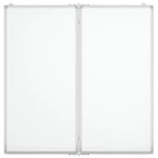 Vidaxl whiteboard magnetisch inklapbaar 80x80x1,7 cm aluminium