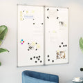 Vidaxl whiteboard magnetisch inklapbaar 80x80x1,7 cm aluminium