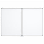 Vidaxl whiteboard magnetisch inklapbaar 100x80x1,7 cm aluminium