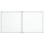Vidaxl whiteboard magnetisch inklapbaar 120x60x1,7 cm aluminium