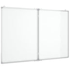 Vidaxl whiteboard magnetisch inklapbaar 120x80x1,7 cm aluminium