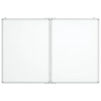 Vidaxl whiteboard magnetisch inklapbaar 120x80x1,7 cm aluminium