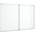 Vidaxl whiteboard magnetisch inklapbaar 120x100x1,7 cm aluminium