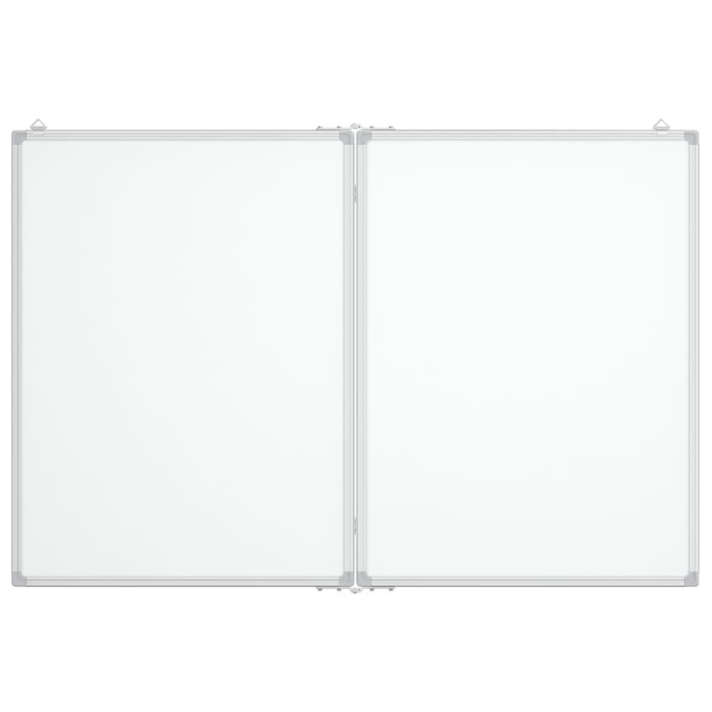 Vidaxl whiteboard magnetisch inklapbaar 120x100x1,7 cm aluminium