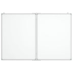Vidaxl whiteboard magnetisch inklapbaar 120x100x1,7 cm aluminium