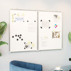 Vidaxl whiteboard magnetisch inklapbaar 120x100x1,7 cm aluminium