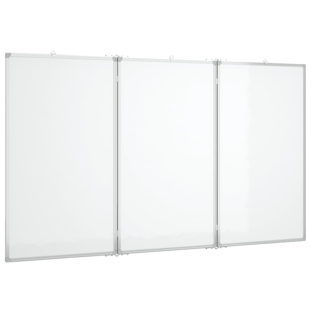 Vidaxl whiteboard magnetisch inklapbaar 180x100x1,7 cm aluminium