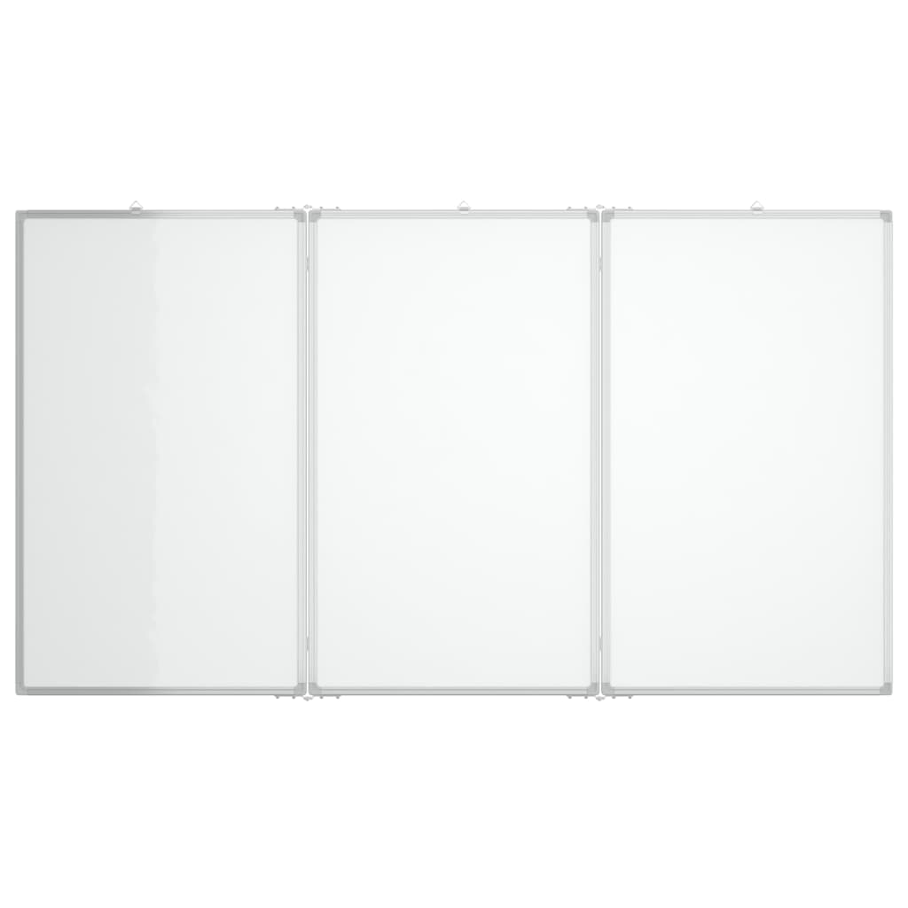 Vidaxl whiteboard magnetisch inklapbaar 180x100x1,7 cm aluminium