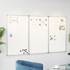 Vidaxl whiteboard magnetisch inklapbaar 180x100x1,7 cm aluminium