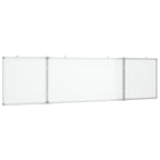 Vidaxl whiteboard magnetisch inklapbaar 160x40x1,7 cm aluminium