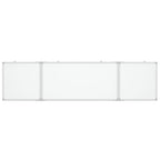 Vidaxl whiteboard magnetisch inklapbaar 160x40x1,7 cm aluminium