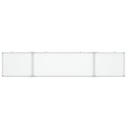 Vidaxl whiteboard magnetisch inklapbaar 200x40x1,7 cm aluminium