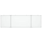 Vidaxl whiteboard magnetisch inklapbaar 160x50x1,7 cm aluminium