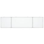 Vidaxl whiteboard magnetisch inklapbaar 200x50x1,7 cm aluminium