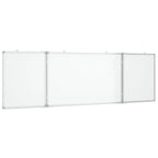 Vidaxl whiteboard magnetisch inklapbaar 160x60x1,7 cm aluminium