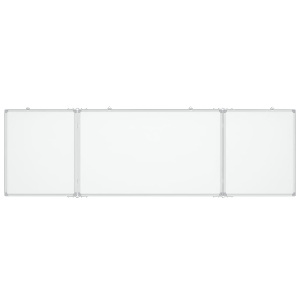 Vidaxl whiteboard magnetisch inklapbaar 200x60x1,7 cm aluminium