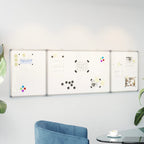 Vidaxl whiteboard magnetisch inklapbaar 200x60x1,7 cm aluminium