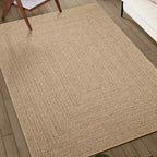 Vidaxl vloerkleed zizur binnen en buiten 80x200 cm jute look