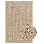 Vidaxl vloerkleed zizur binnen en buiten 240x340 cm jute look