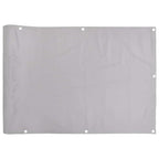 Vidaxl balkonscherm 700x75 cm pvc grijs