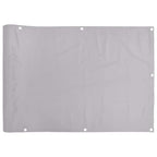 Vidaxl balkonscherm 700x90 cm pvc grijs